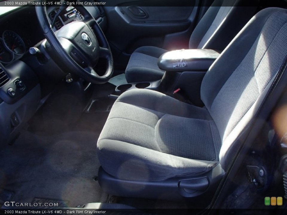Dark Flint Gray Interior Front Seat for the 2003 Mazda Tribute LX-V6 4WD #89500798