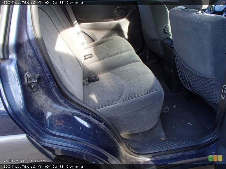 Dark Flint Gray Interior Rear Seat for the 2003 Mazda Tribute LX-V6 4WD #89500876