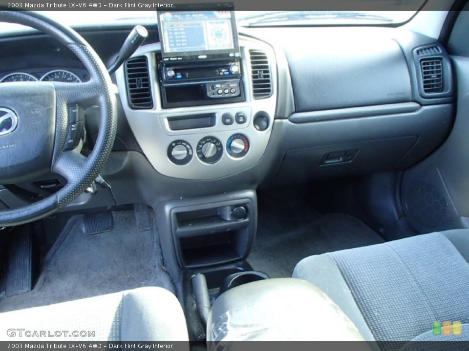 Dark Flint Gray Interior Dashboard for the 2003 Mazda Tribute LX-V6 4WD #89500894