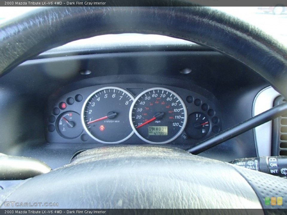 Dark Flint Gray Interior Gauges for the 2003 Mazda Tribute LX-V6 4WD #89500945