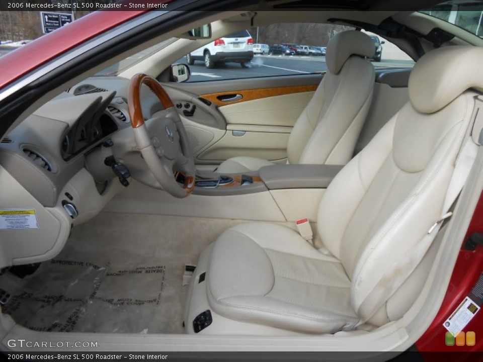 Stone Interior Front Seat for the 2006 Mercedes-Benz SL 500 Roadster #89501106