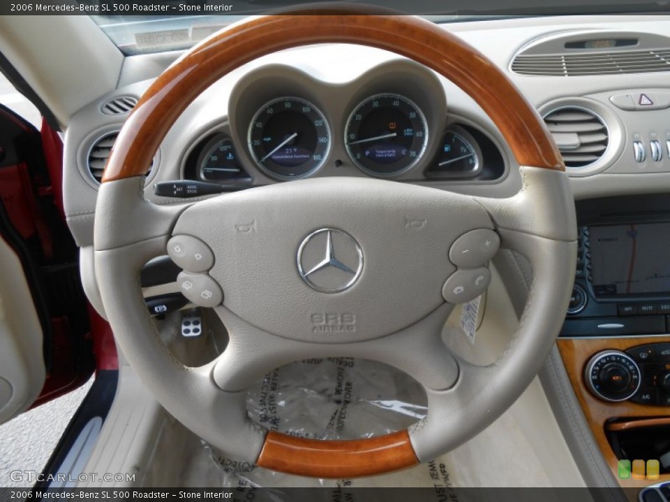 Stone Interior Steering Wheel for the 2006 Mercedes-Benz SL 500 Roadster #89501410