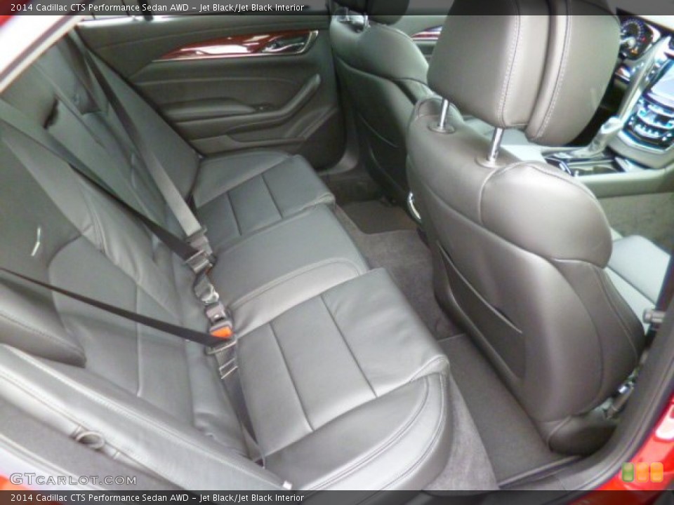 Jet Black/Jet Black Interior Rear Seat for the 2014 Cadillac CTS Performance Sedan AWD #89503702