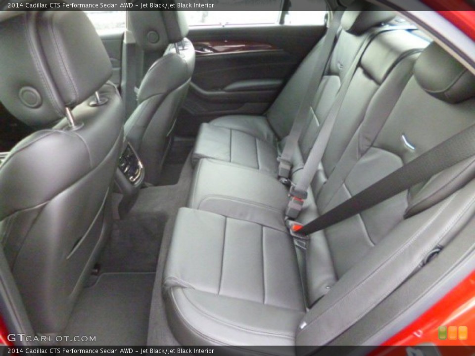 Jet Black/Jet Black Interior Rear Seat for the 2014 Cadillac CTS Performance Sedan AWD #89503724