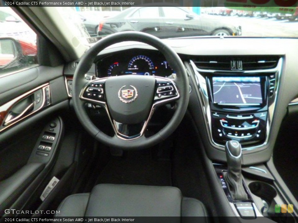 Jet Black/Jet Black Interior Dashboard for the 2014 Cadillac CTS Performance Sedan AWD #89503747