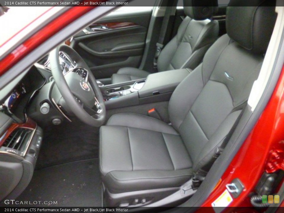 Jet Black/Jet Black Interior Front Seat for the 2014 Cadillac CTS Performance Sedan AWD #89503769