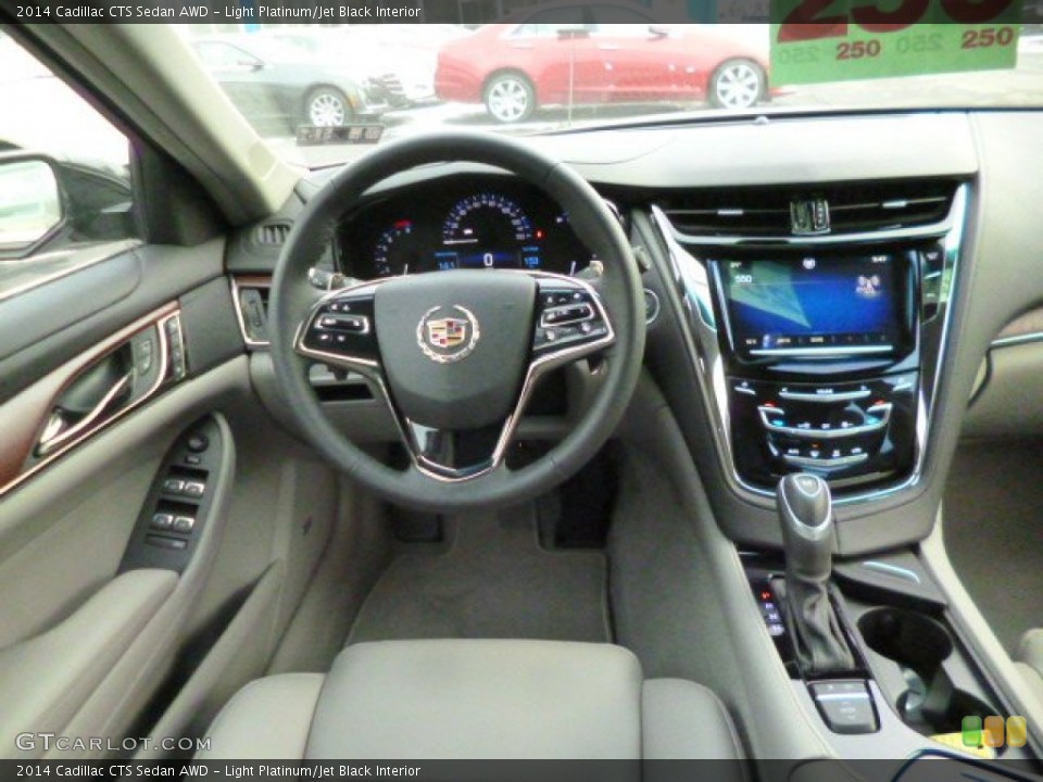 Light Platinum/Jet Black Interior Dashboard for the 2014 Cadillac CTS Sedan AWD #89504200
