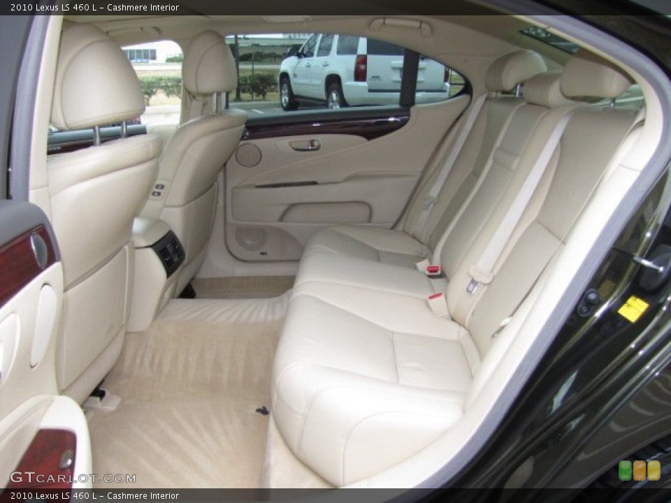 Cashmere Interior Rear Seat for the 2010 Lexus LS 460 L #89504680