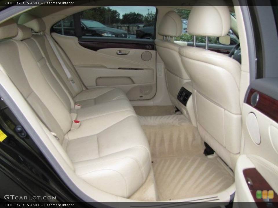Cashmere Interior Rear Seat for the 2010 Lexus LS 460 L #89505298