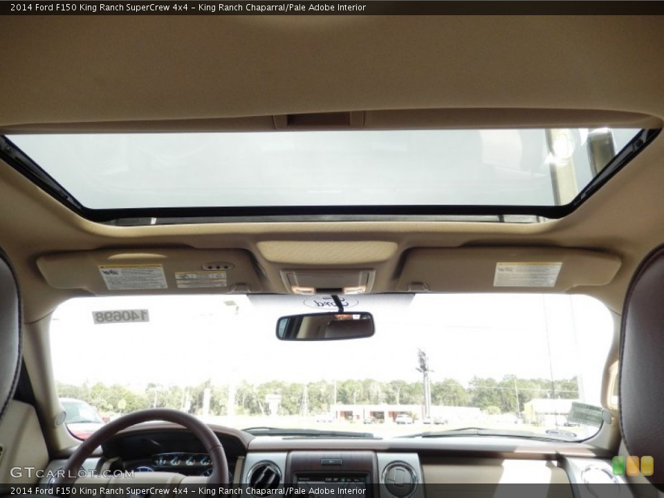 King Ranch Chaparral/Pale Adobe Interior Sunroof for the 2014 Ford F150 King Ranch SuperCrew 4x4 #89509930