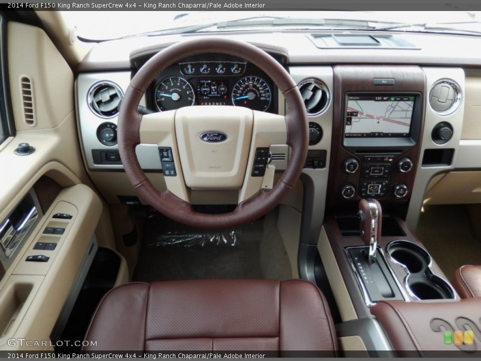 King Ranch Chaparral/Pale Adobe Interior Dashboard for the 2014 Ford F150 King Ranch SuperCrew 4x4 #89509954