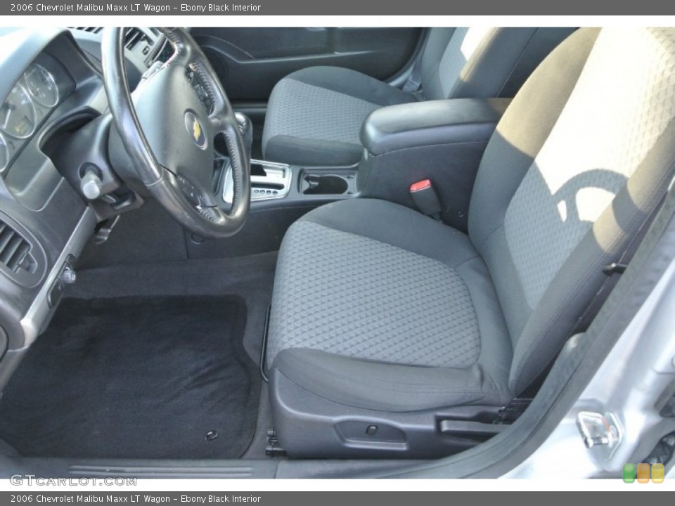 Ebony Black Interior Photo for the 2006 Chevrolet Malibu Maxx LT Wagon #89509963