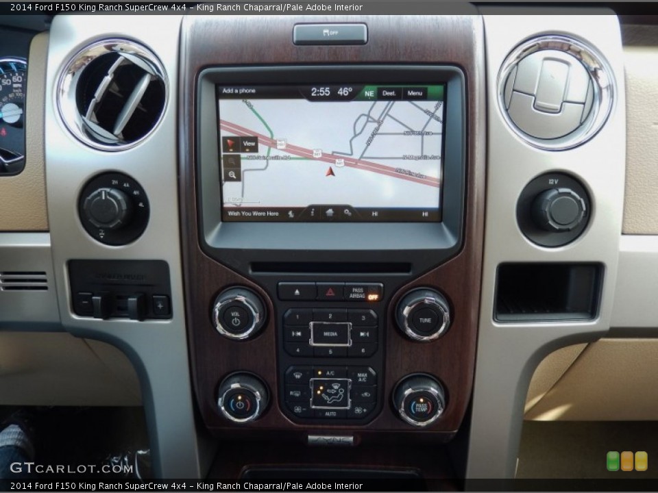 King Ranch Chaparral/Pale Adobe Interior Controls for the 2014 Ford F150 King Ranch SuperCrew 4x4 #89509996