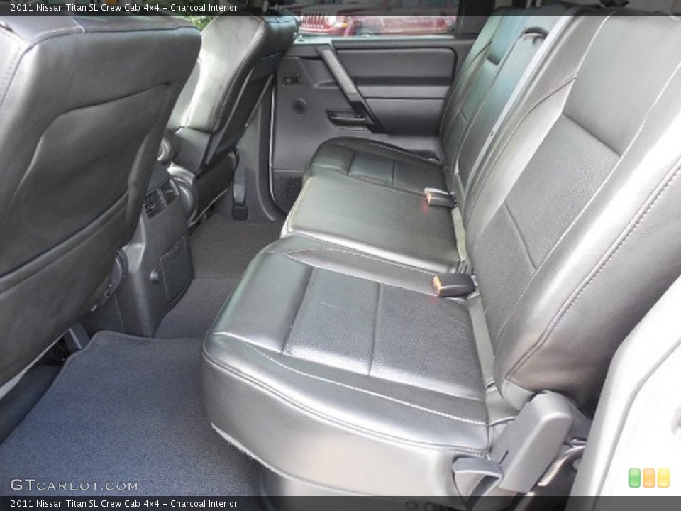 Charcoal Interior Rear Seat for the 2011 Nissan Titan SL Crew Cab 4x4 #89510086