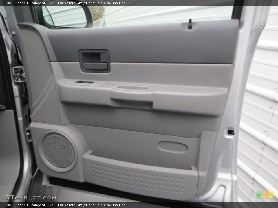 Dark Slate Gray/Light Slate Gray Interior Door Panel for the 2009 Dodge Durango SE 4x4 #89510719