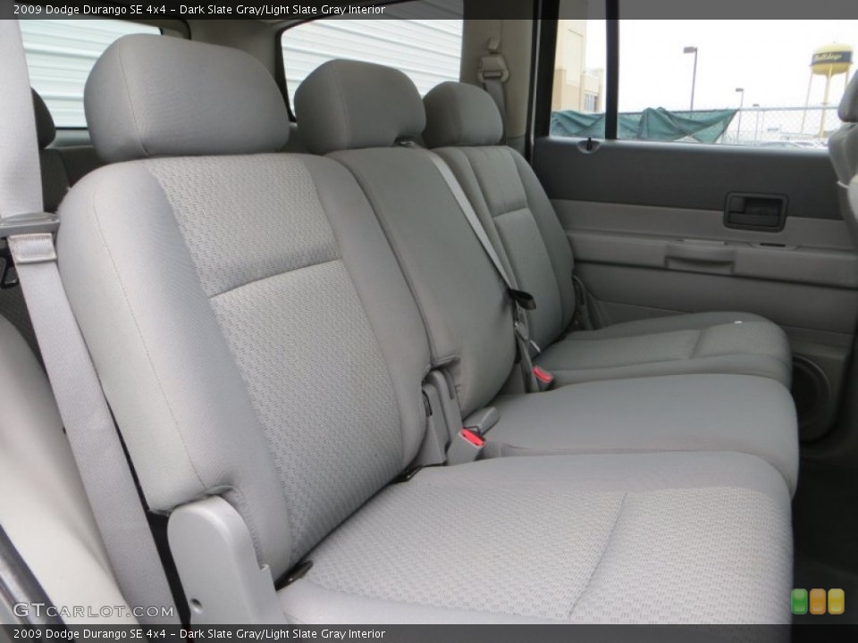 Dark Slate Gray/Light Slate Gray Interior Rear Seat for the 2009 Dodge Durango SE 4x4 #89510860