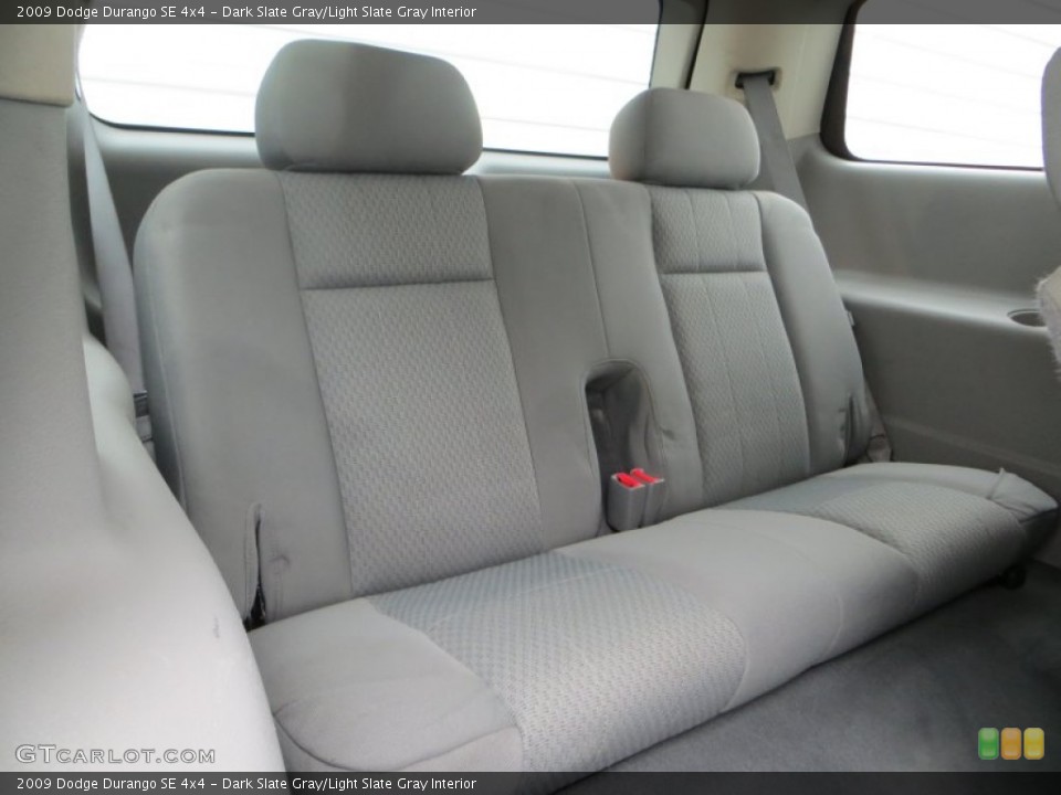 Dark Slate Gray/Light Slate Gray Interior Rear Seat for the 2009 Dodge Durango SE 4x4 #89510881