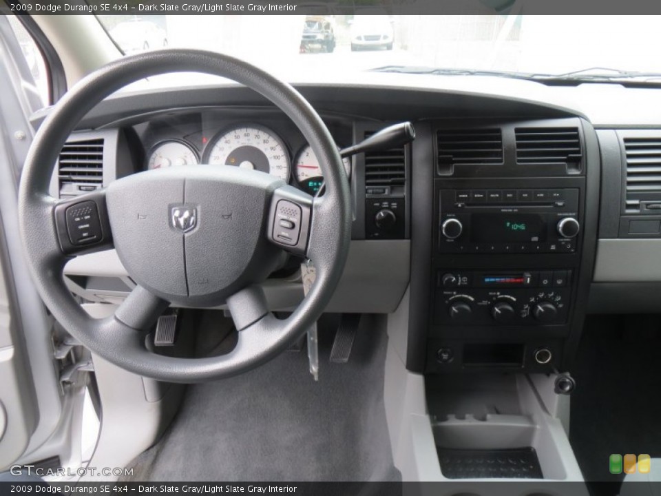 Dark Slate Gray/Light Slate Gray Interior Dashboard for the 2009 Dodge Durango SE 4x4 #89511177