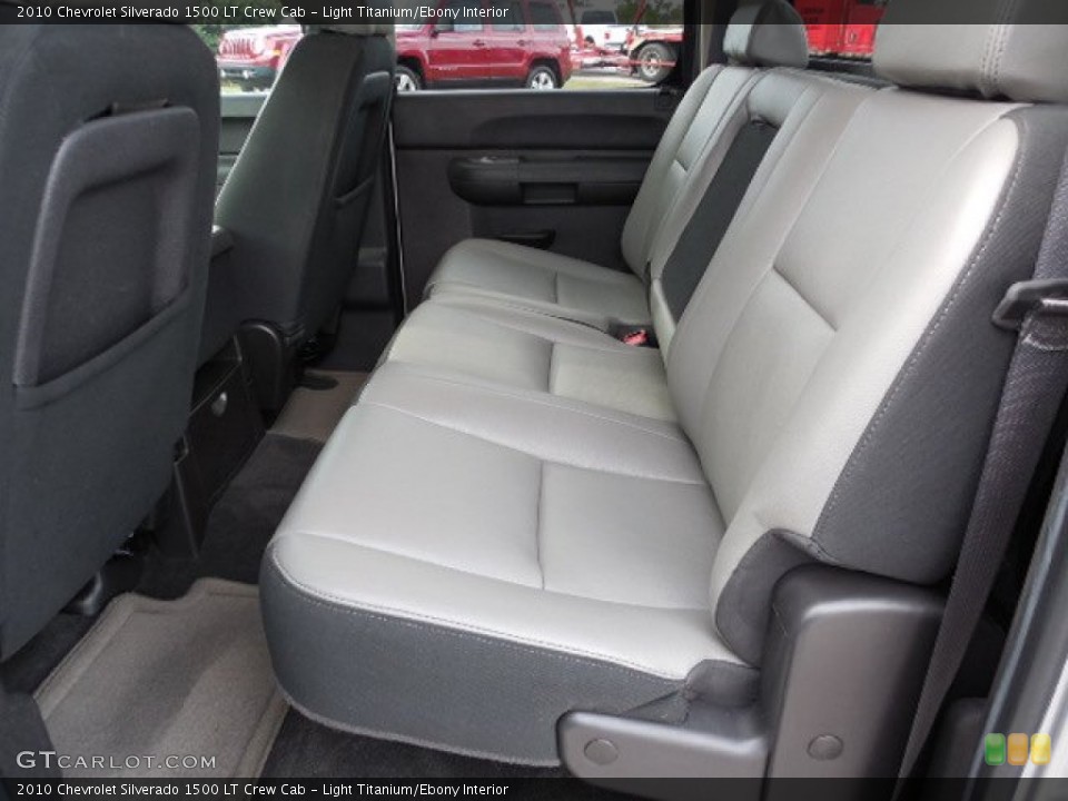 Light Titanium/Ebony Interior Rear Seat for the 2010 Chevrolet Silverado 1500 LT Crew Cab #89511700