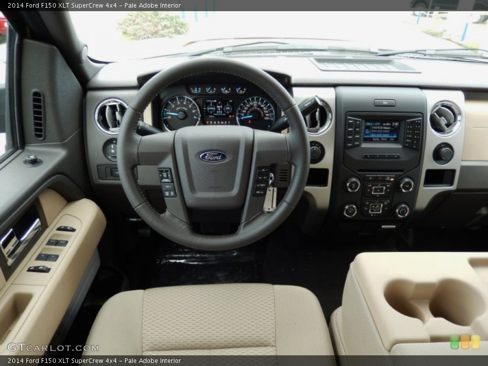 Pale Adobe Interior Dashboard for the 2014 Ford F150 XLT SuperCrew 4x4 #89511872