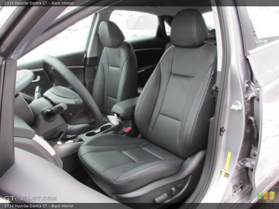 Black Interior Front Seat for the 2014 Hyundai Elantra GT #89512217