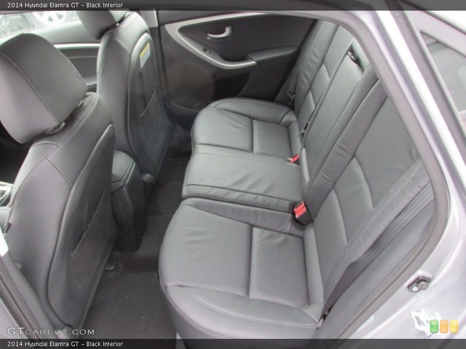 Black Interior Rear Seat for the 2014 Hyundai Elantra GT #89512378