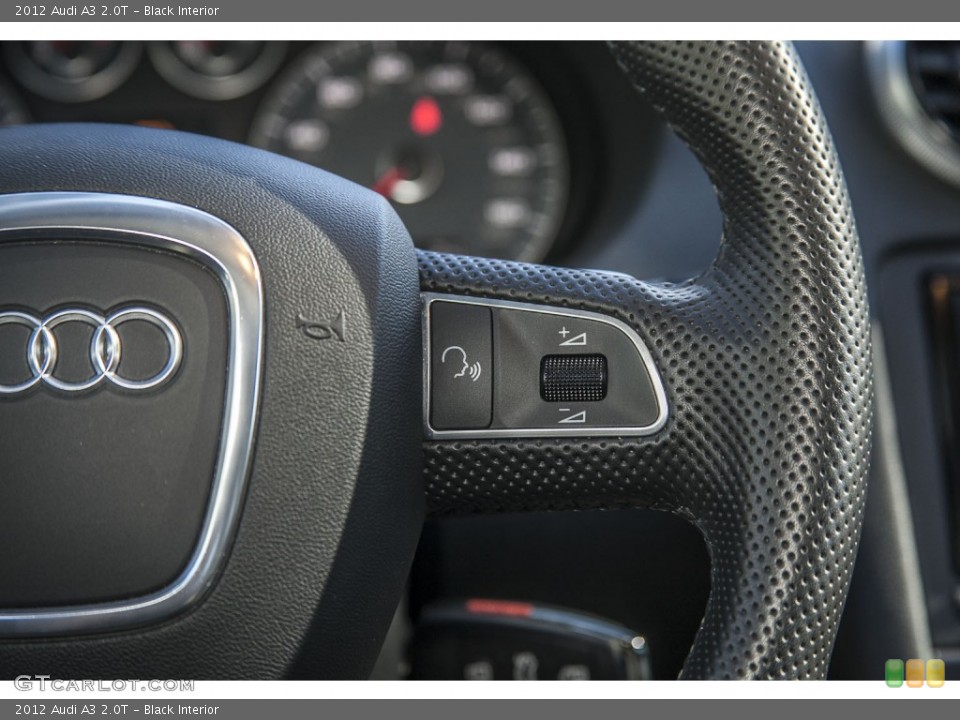 Black Interior Controls for the 2012 Audi A3 2.0T #89512390