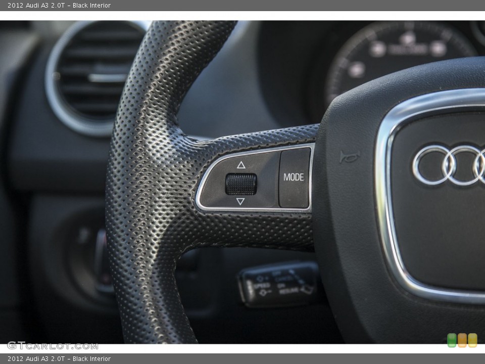 Black Interior Controls for the 2012 Audi A3 2.0T #89512423