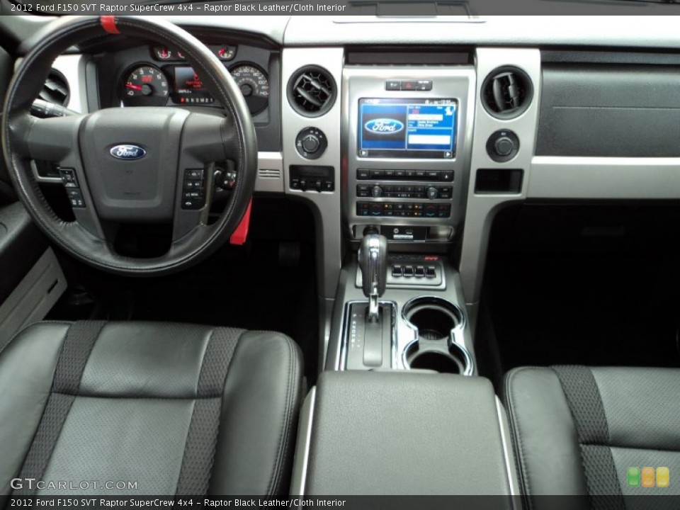 Raptor Black Leather/Cloth Interior Dashboard for the 2012 Ford F150 SVT Raptor SuperCrew 4x4 #89514847