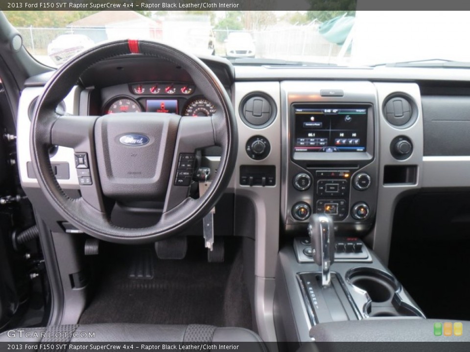 Raptor Black Leather/Cloth Interior Dashboard for the 2013 Ford F150 SVT Raptor SuperCrew 4x4 #89515489
