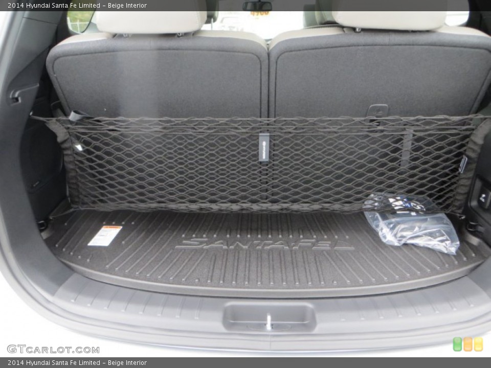 Beige Interior Trunk for the 2014 Hyundai Santa Fe Limited #89516587