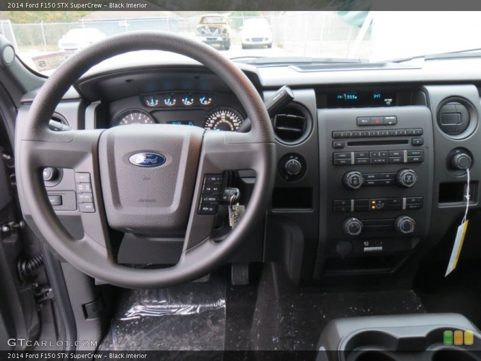 Black Interior Dashboard for the 2014 Ford F150 STX SuperCrew #89516863