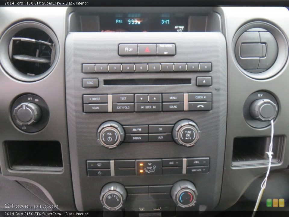 Black Interior Controls for the 2014 Ford F150 STX SuperCrew #89516869