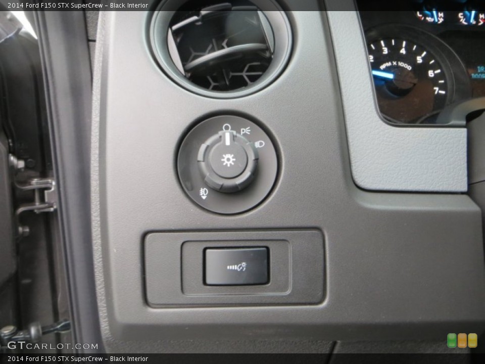 Black Interior Controls for the 2014 Ford F150 STX SuperCrew #89516884