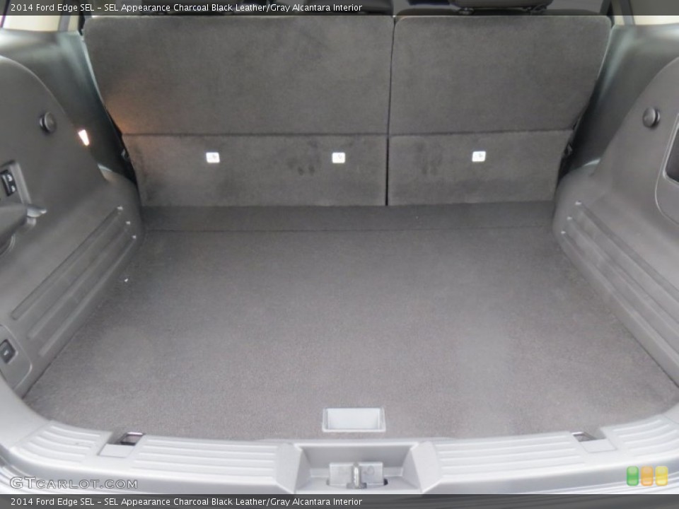 SEL Appearance Charcoal Black Leather/Gray Alcantara Interior Trunk for the 2014 Ford Edge SEL #89517661
