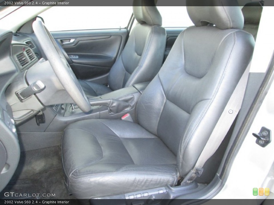 Graphite Interior Front Seat for the 2002 Volvo S60 2.4 #89521225