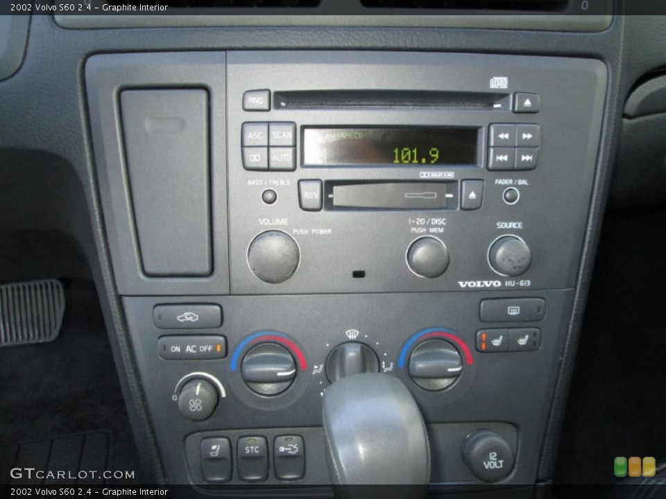 Graphite Interior Controls for the 2002 Volvo S60 2.4 #89521402
