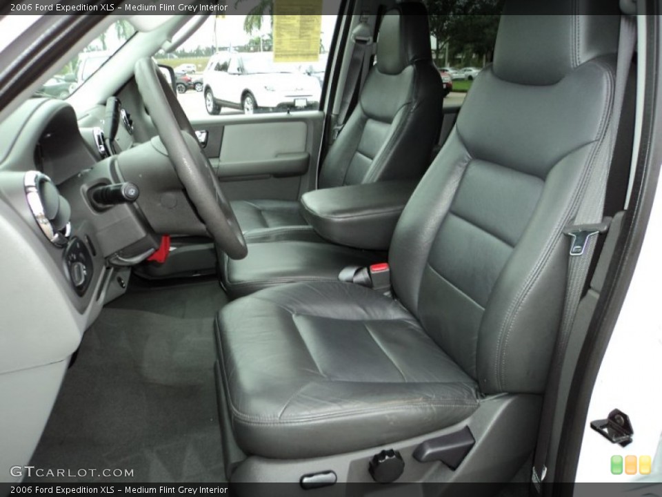Medium Flint Grey Interior Front Seat for the 2006 Ford Expedition XLS #89522146