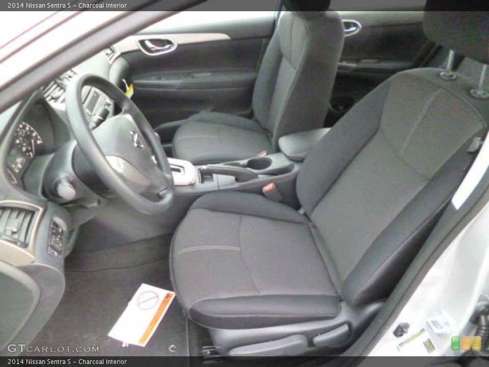 Charcoal Interior Front Seat for the 2014 Nissan Sentra S #89522305