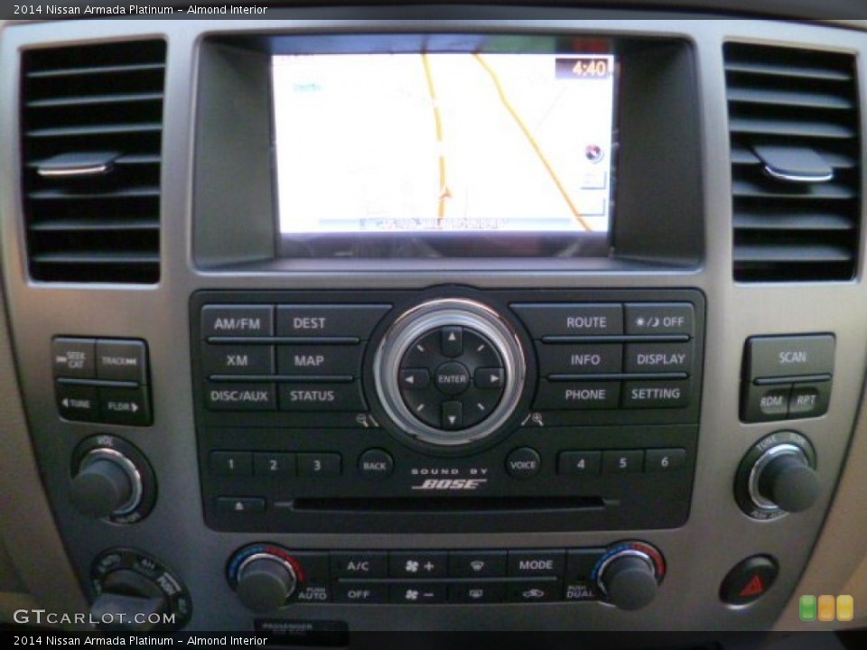 Almond Interior Controls for the 2014 Nissan Armada Platinum #89523658