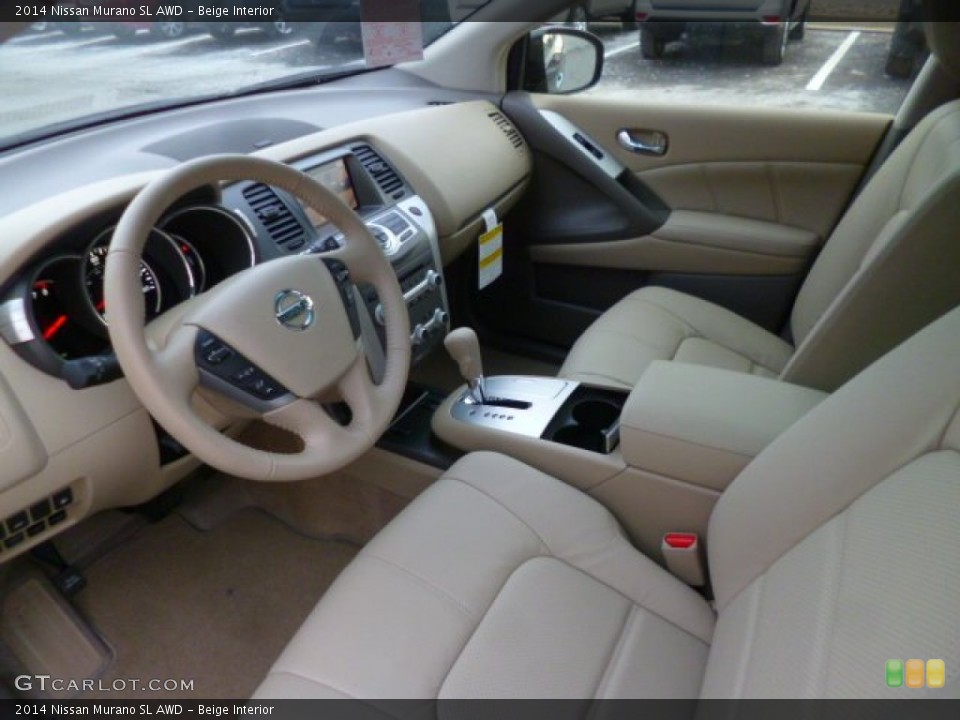 Beige Interior Photo for the 2014 Nissan Murano SL AWD #89523991