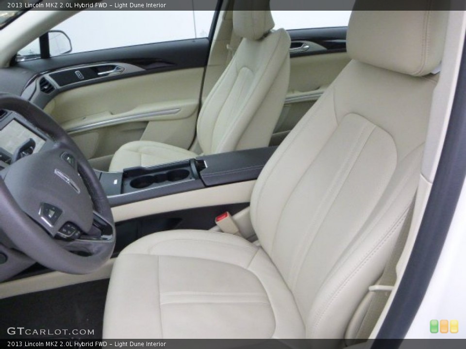 Light Dune Interior Front Seat for the 2013 Lincoln MKZ 2.0L Hybrid FWD #89529286