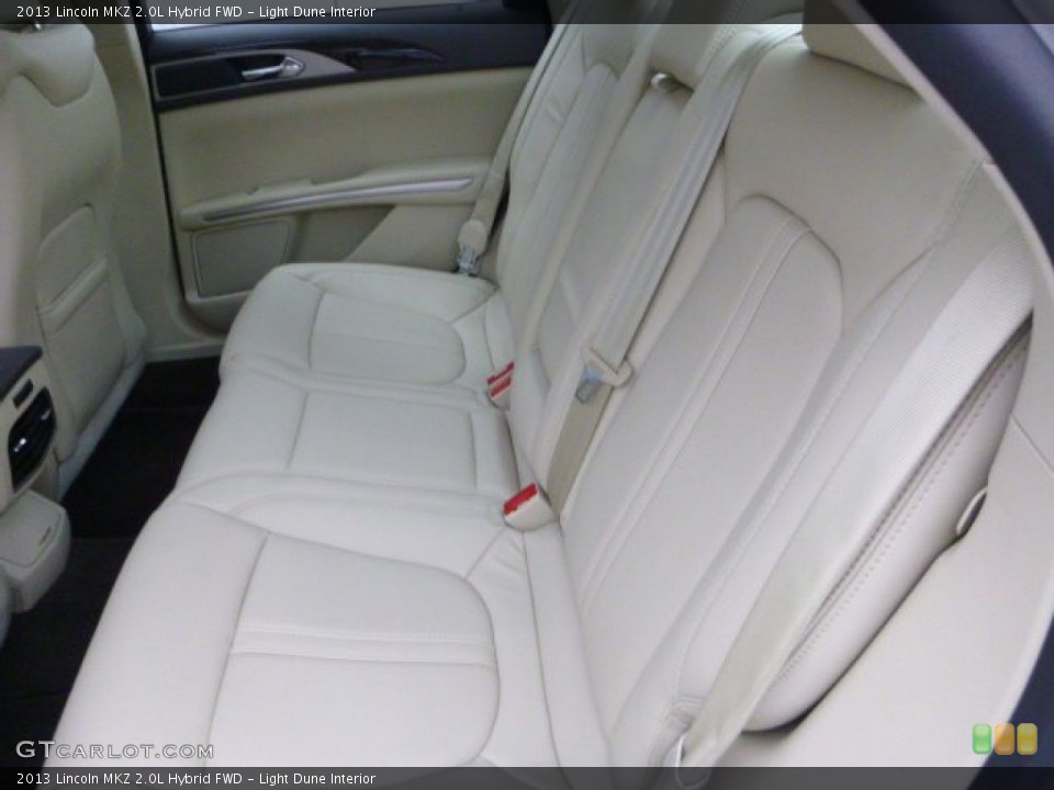 Light Dune Interior Rear Seat for the 2013 Lincoln MKZ 2.0L Hybrid FWD #89529307