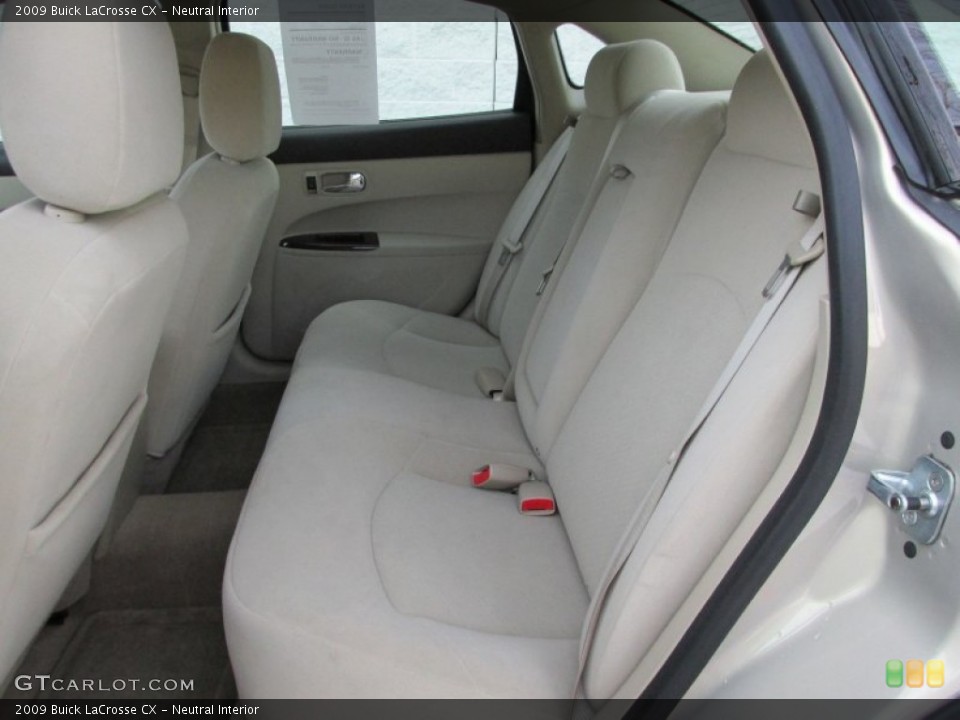 Neutral Interior Rear Seat for the 2009 Buick LaCrosse CX #89530990