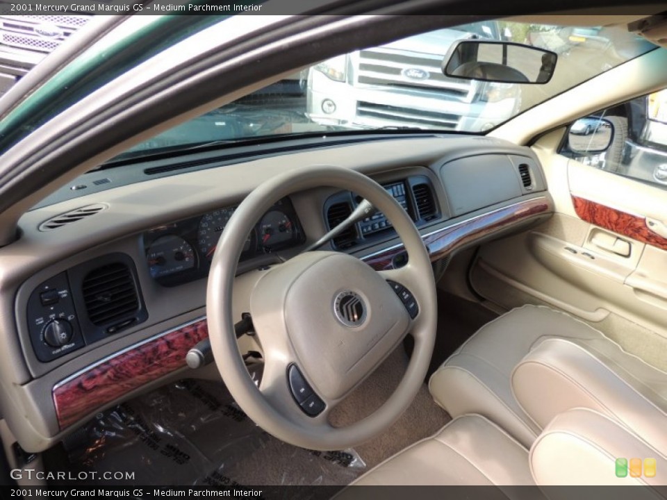 Medium Parchment 2001 Mercury Grand Marquis Interiors