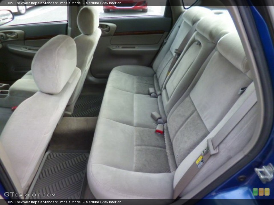 Medium Gray Interior Rear Seat for the 2005 Chevrolet Impala  #89534278