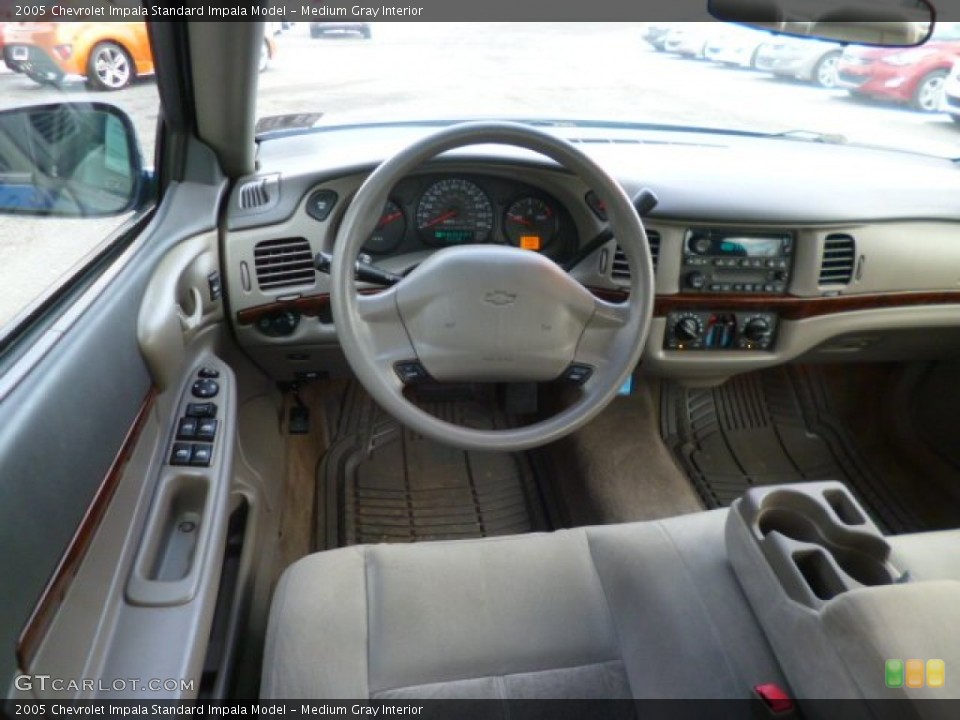 Medium Gray Interior Dashboard for the 2005 Chevrolet Impala  #89534296