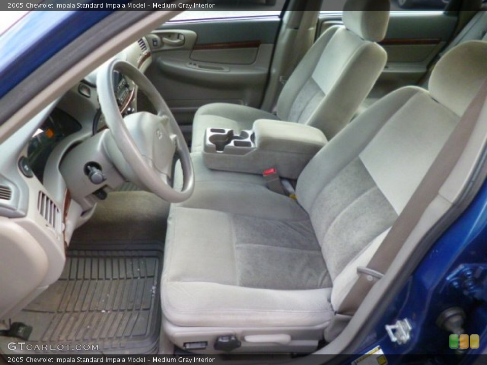 Medium Gray Interior Front Seat for the 2005 Chevrolet Impala  #89534320