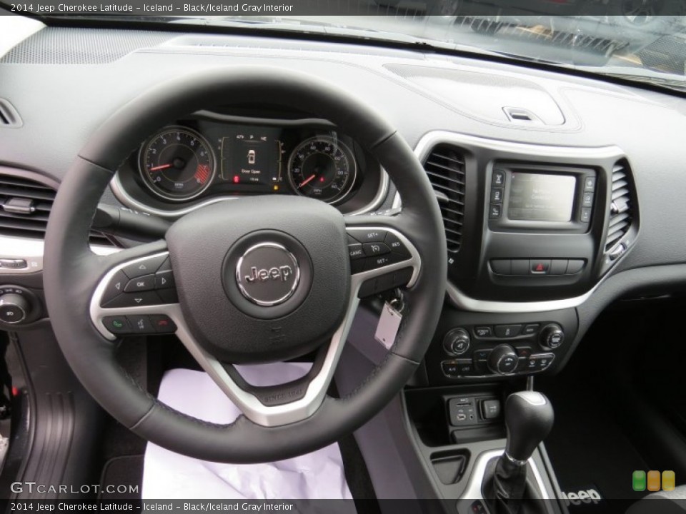 Iceland - Black/Iceland Gray Interior Dashboard for the 2014 Jeep Cherokee Latitude #89535794