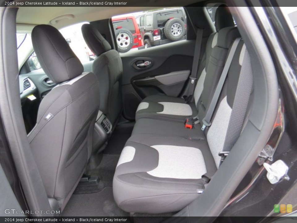 Iceland - Black/Iceland Gray Interior Rear Seat for the 2014 Jeep Cherokee Latitude #89535841